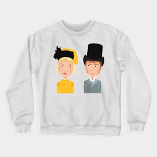 Emma Woodhouse and George Knightley fanart Crewneck Sweatshirt